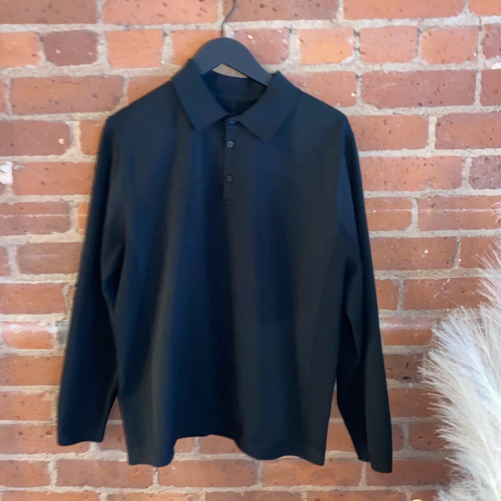 lululemon athletica "Lightweight Knit Long Sleeve Polo"